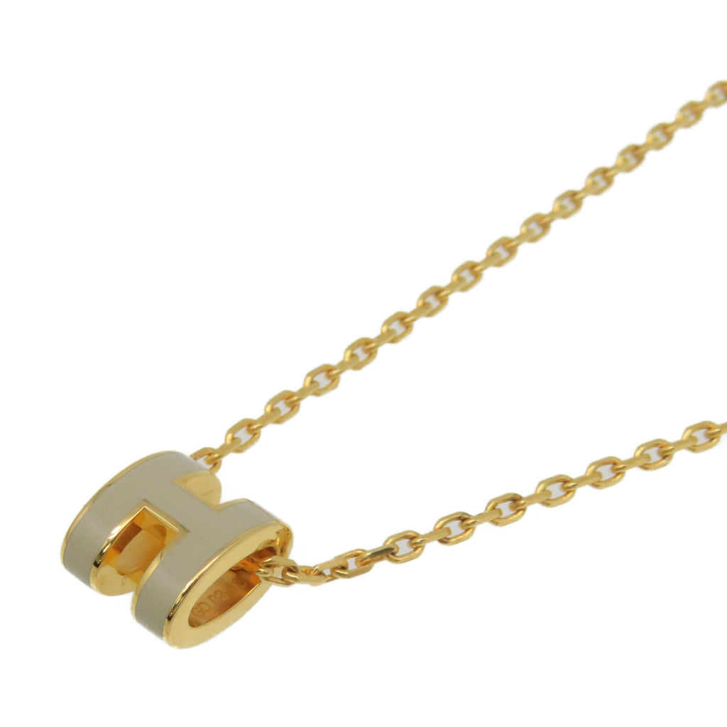 18K Mini Pop Hermes Grey Necklace
