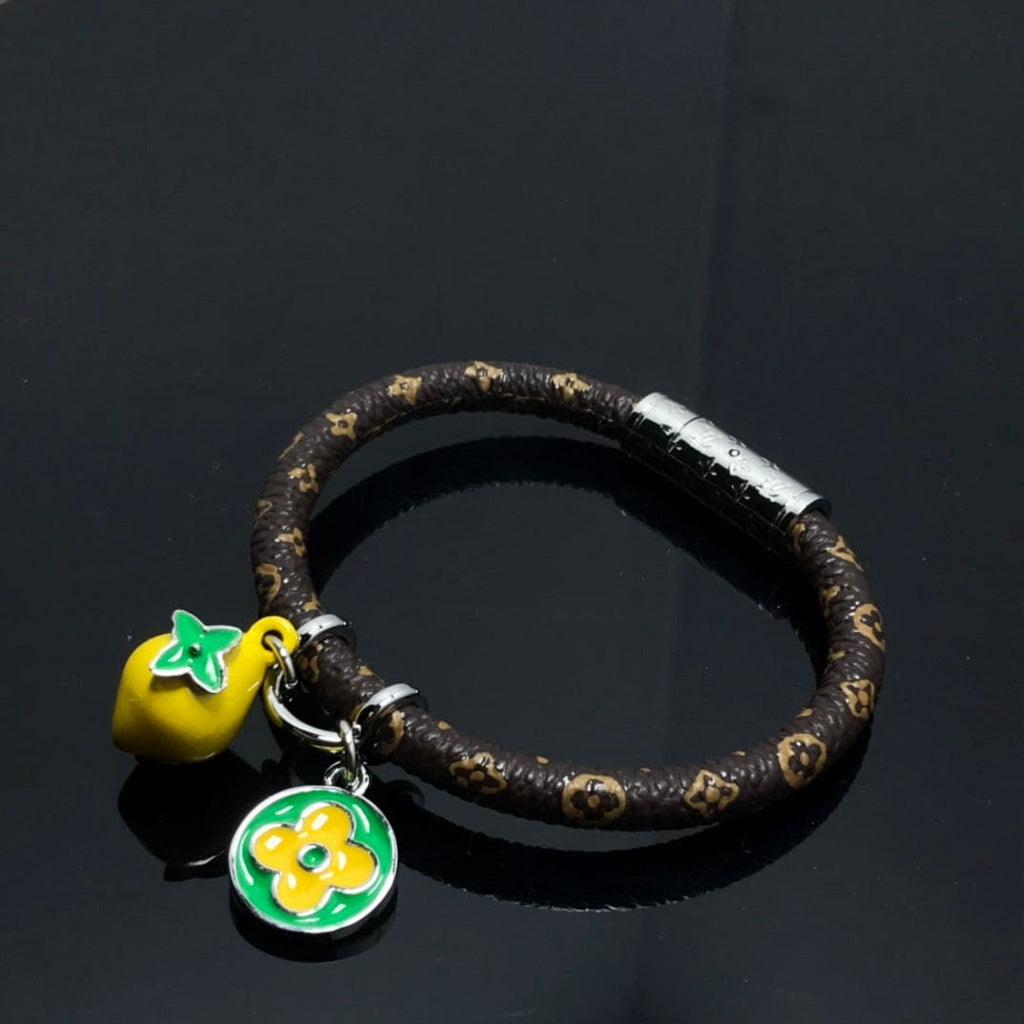 18K Louis Vuitton Hang It Fruits Lemon Bracelet