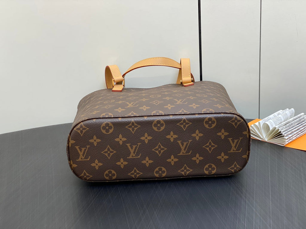 LOUIS VUITTON LUCO SHOULDER TOTE BAG 30 MONOGRAM LEATHER BROWN