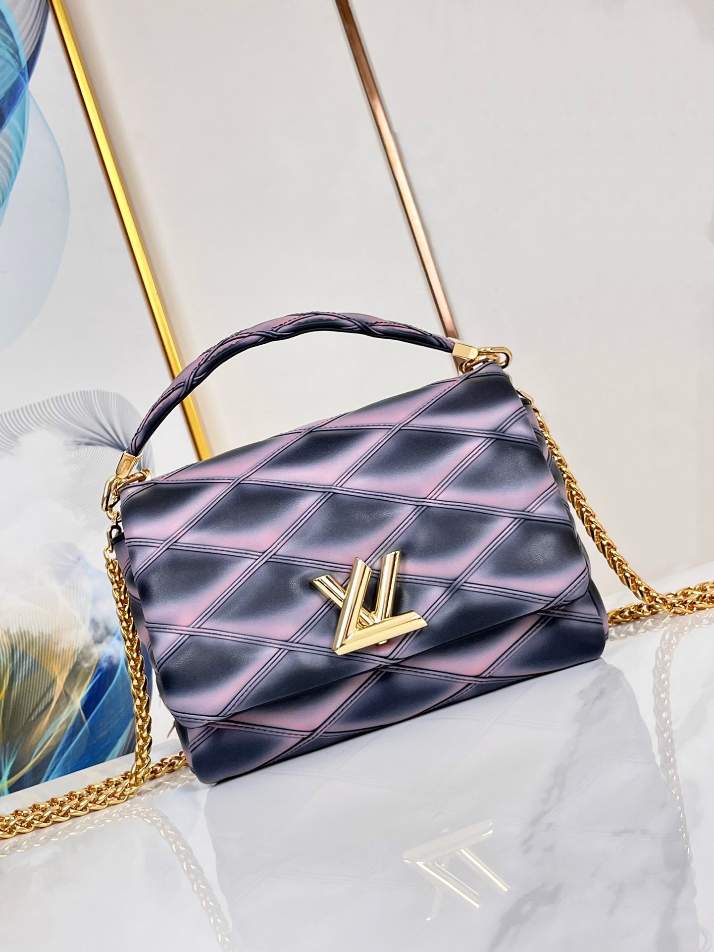 LOUIS VUITTON GO-14 MM 23 BLACK PINK