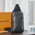 LOUIS VUITTON AVENUE SLINGBAG 31 IN BLACK MONOGRAM ECLIPSE CANVAS