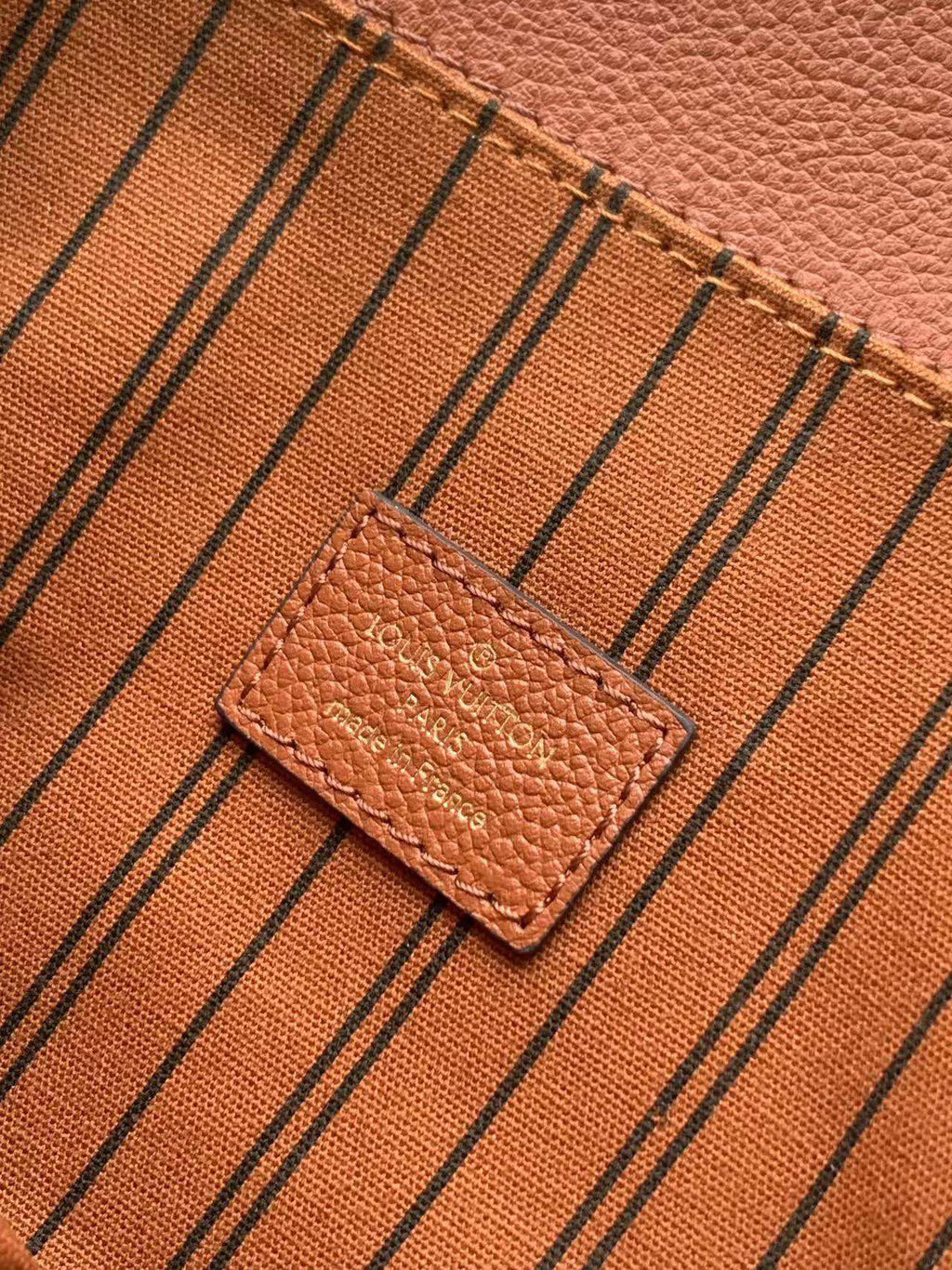 LOUIS VUITTON POCHETTE MÉTIS 25 IN COGNAC MONOGRAM EMPREINTE LEATHER GOLD HARDWARE