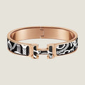 18K Clic Hermes Panoplie Equestre Black Bracelet