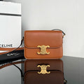 CELINE TRIOMPHE TEEN 18 CINNAMON BROWN COWHIDE