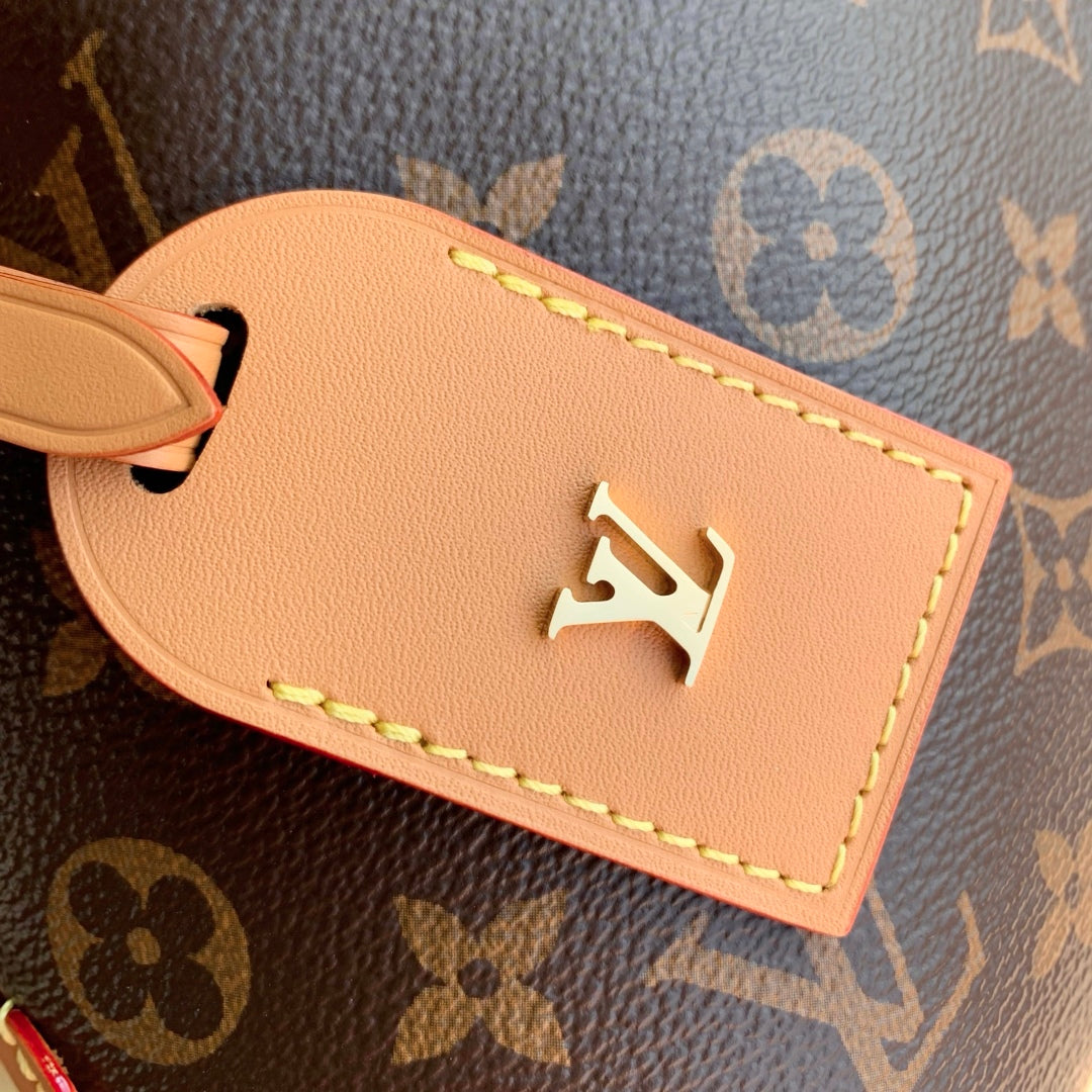 LOUIS VUITTON CARRY ALL 26 IN BROWN MONOGRAM CANVAS AND CALFSKIN GOLD HARDWARE