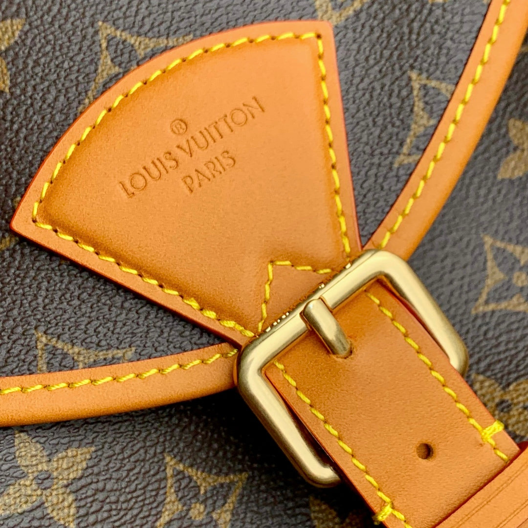 LOUIS VUITTON MONTSOURIS CARGO BACKPACK 40 IN BROWN MONOGRAM LAMBSKIN