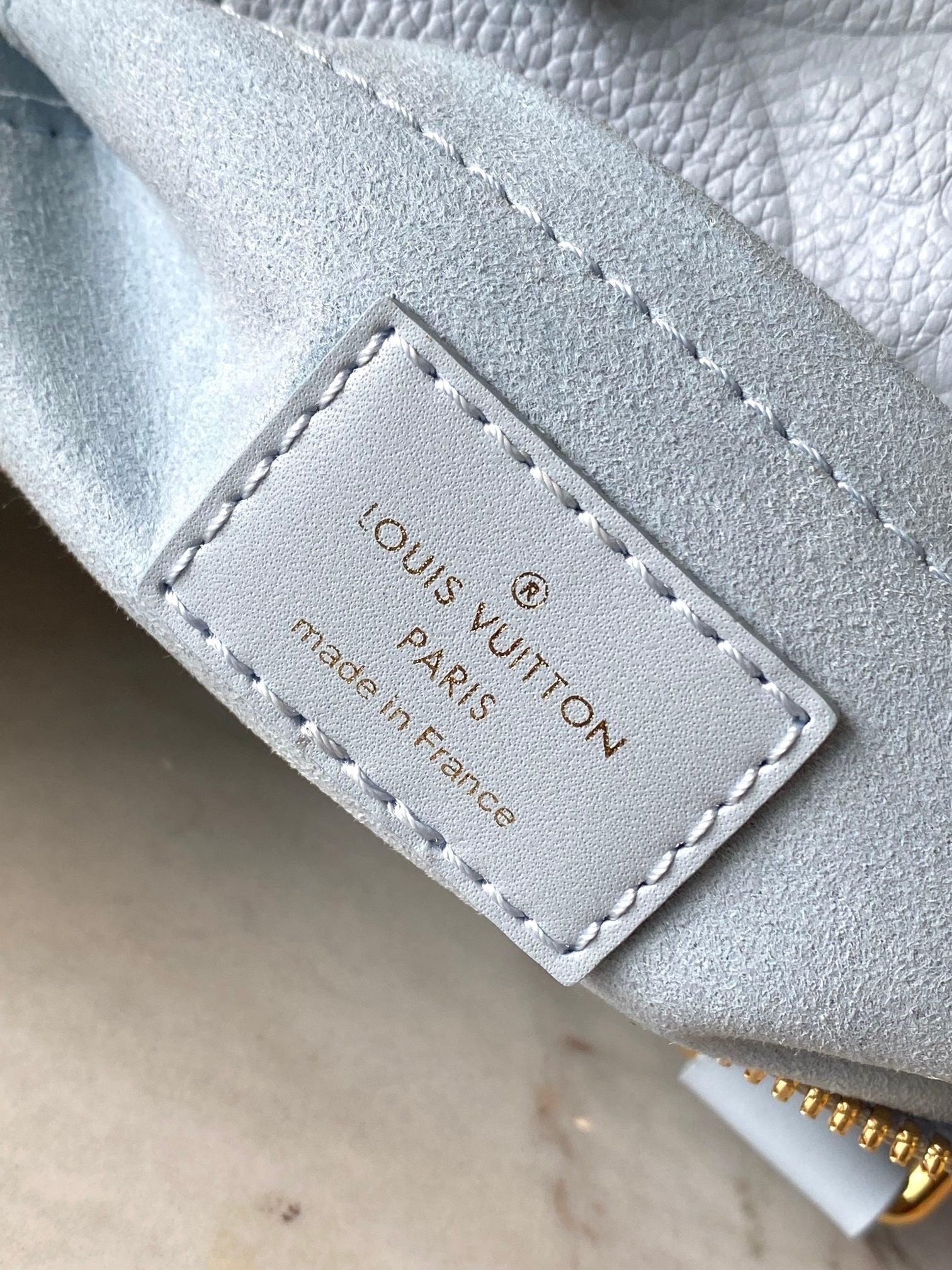 LOUIS VUITTON SPEEDY BANDOULIÈRE 20 IN BLUE HOUR MONOGRAM EMPREINTE LEATHER