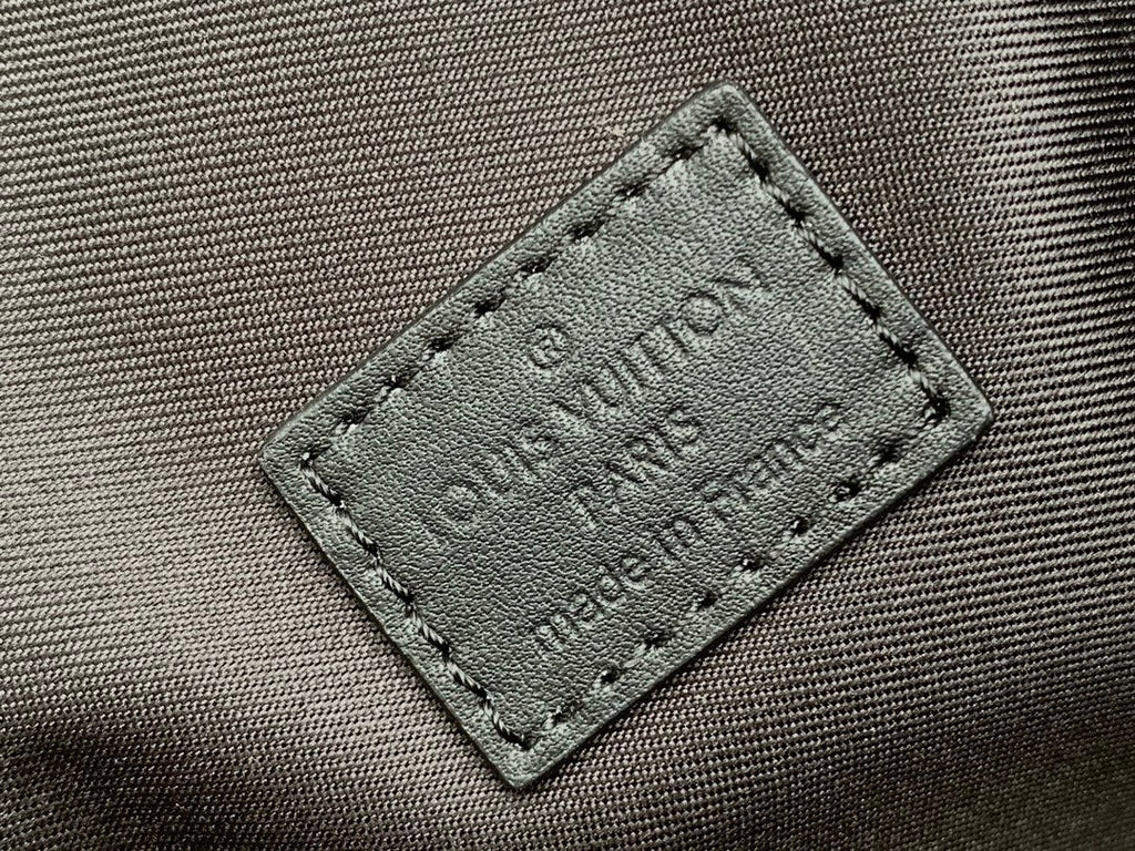 LOUIS VUITTON LV 25S STEAMER BAG 18 IN BROWN MONOGRAM MACASSAR CANVAS AND CALFSKIN