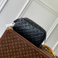 LOUIS VUITTON DOPP KIT 28 IN BLACK MONOGRAM SHADOW