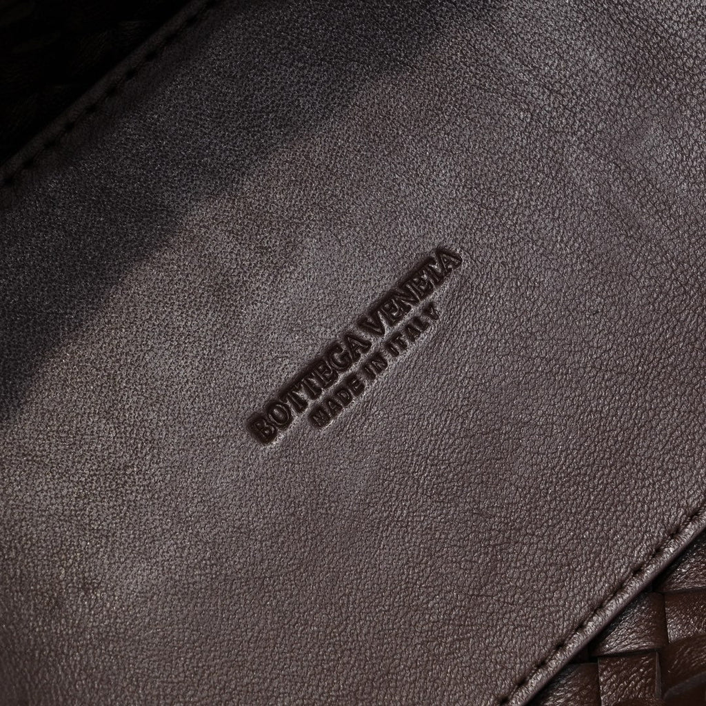 BOTTEGA VENETA Mini Cabat 20cm Chocolate Lambskin Ghw