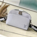 LOUIS VUITTON  AVENUE MESSENGER 22 IN HARBOR GRAY CALFSKIN
