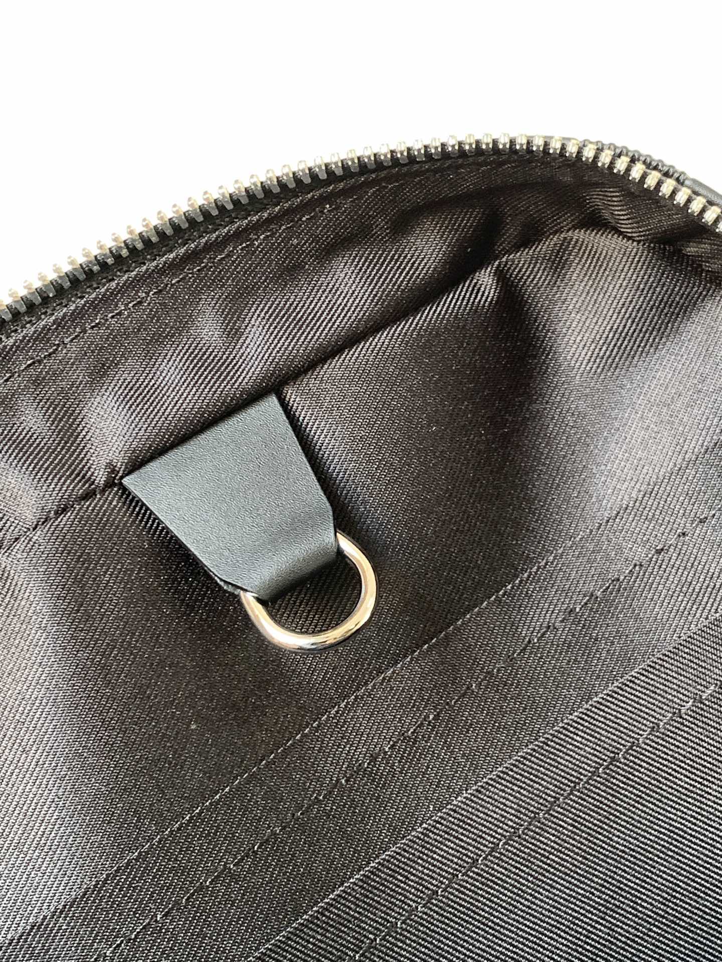 LOUIS VUITTON LV 25S PORTE- DOCUMENTS VOYAGE 41 IN BLACK EMBOSSED DAMIER INFINI CALFSKIN