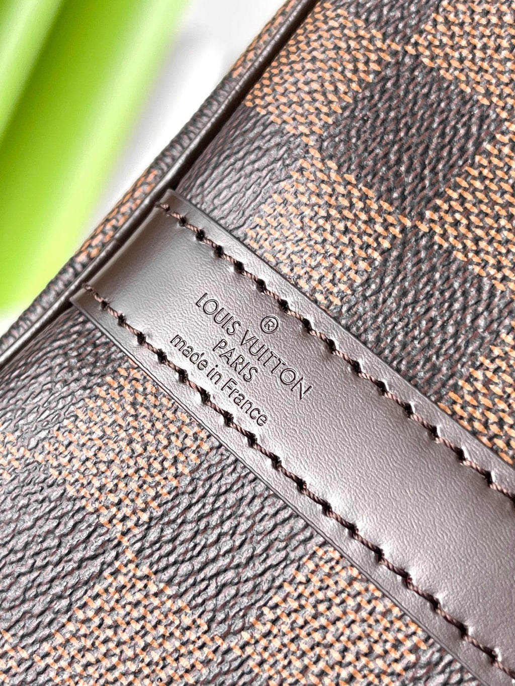 LOUIS VUITTON SPEEDY BANDOLIÈRE 30 IN DARK BROWN DAMIER EBENE CANVAS GOLD LOCK
