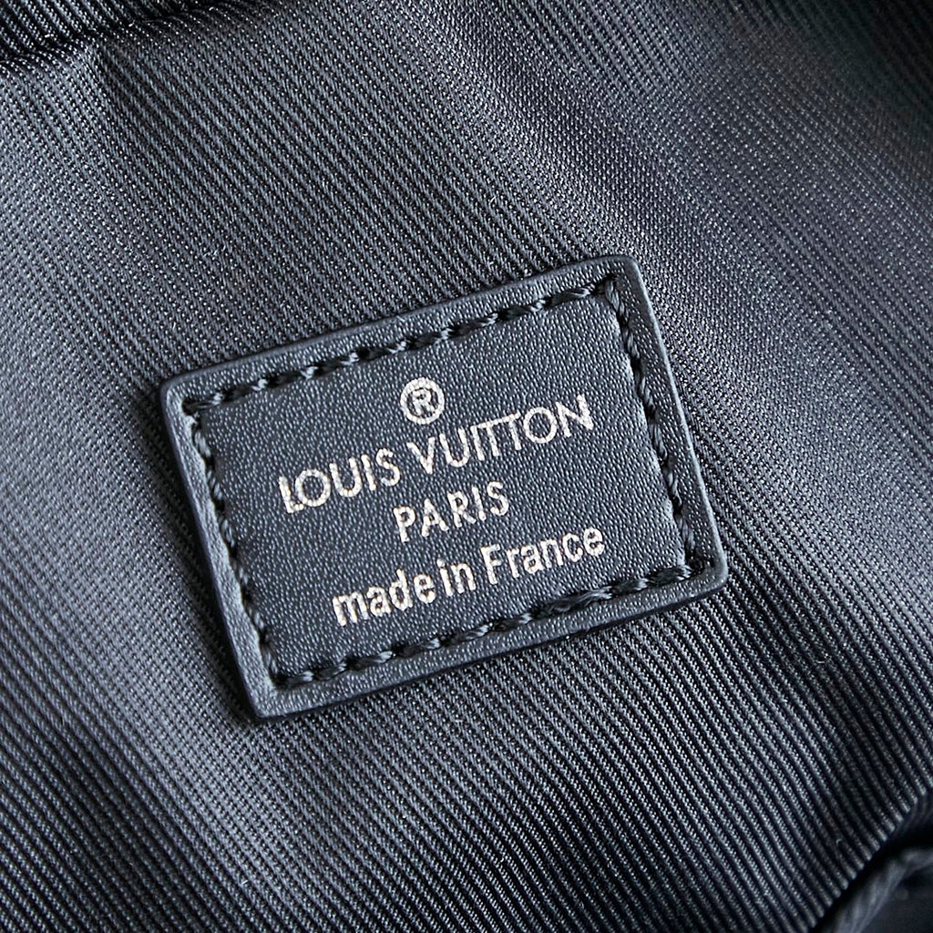 LOUIS VUITTON AVENUE SLINGBAG 31 IN BLACK DAMIER INFINI CALFSKIN